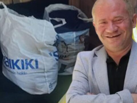 Bagislanan kiyafetlerden kucuk bir servet cikti uZIuLSTS